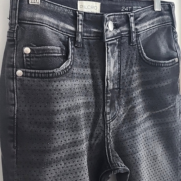NWT Anthropologie Pilcro Gem High rise straight jeans size 24 tall! - Picture 6 of 10
